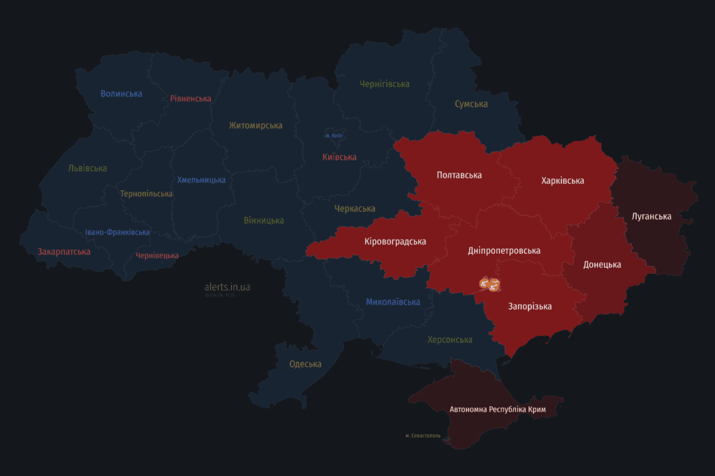 Мапа тривог
