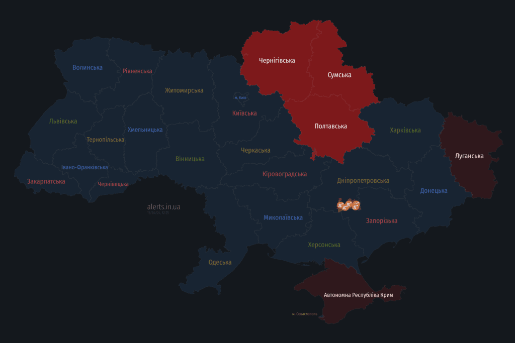 Мапа тривог