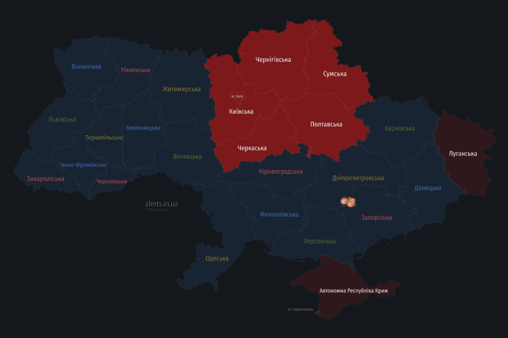 Мапа тривог