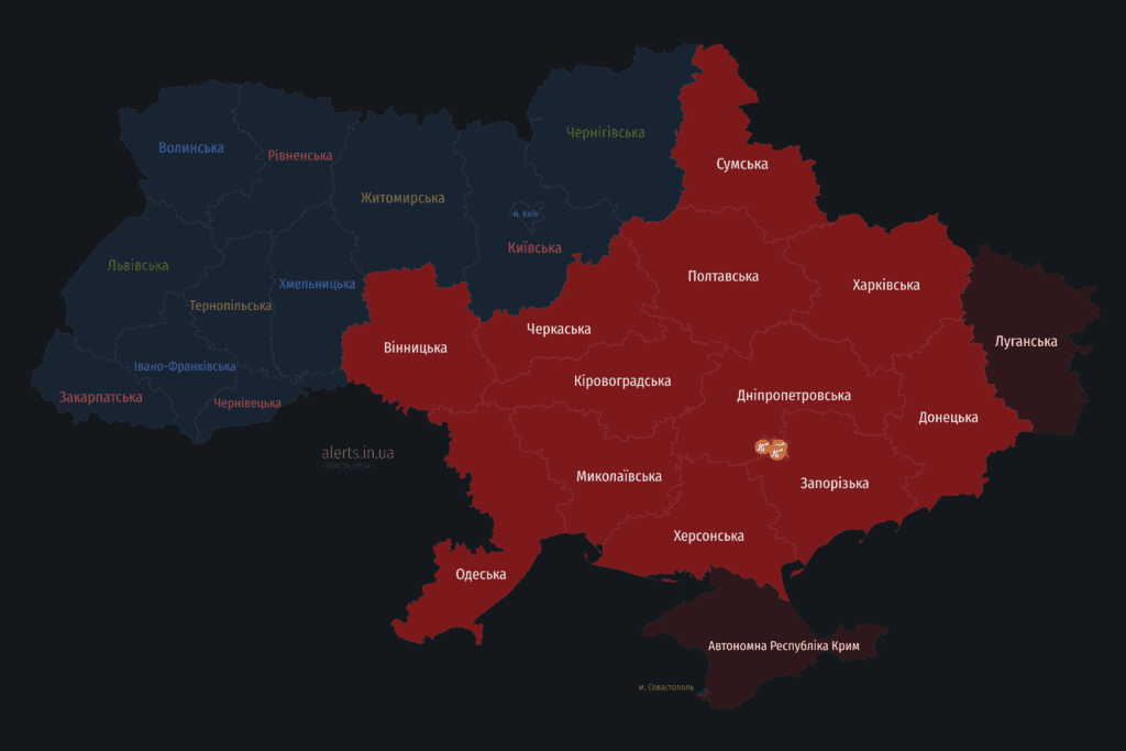 Мапа тривог