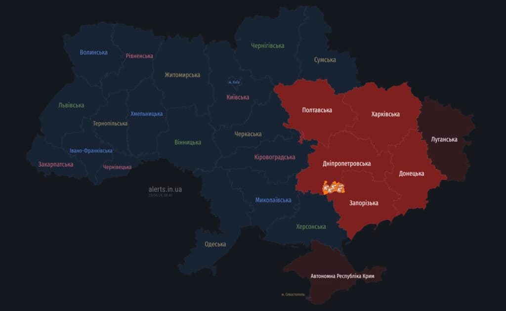 сирени на Полтавщині: ситуація наразі