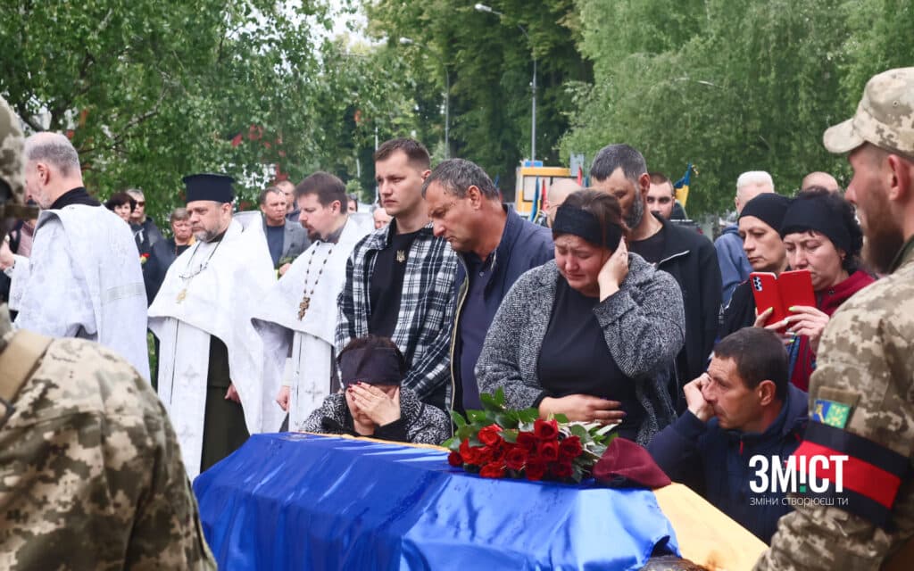 Прощання з бійцями