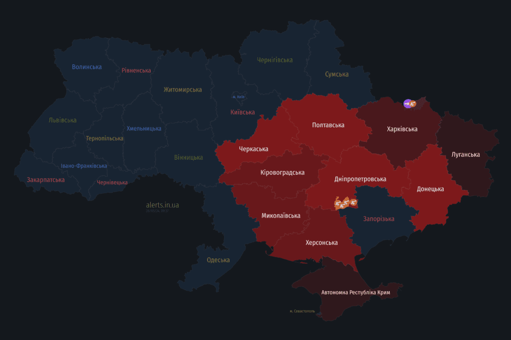 Відстежуємо причини сирен на Полтавщині та в Україні.