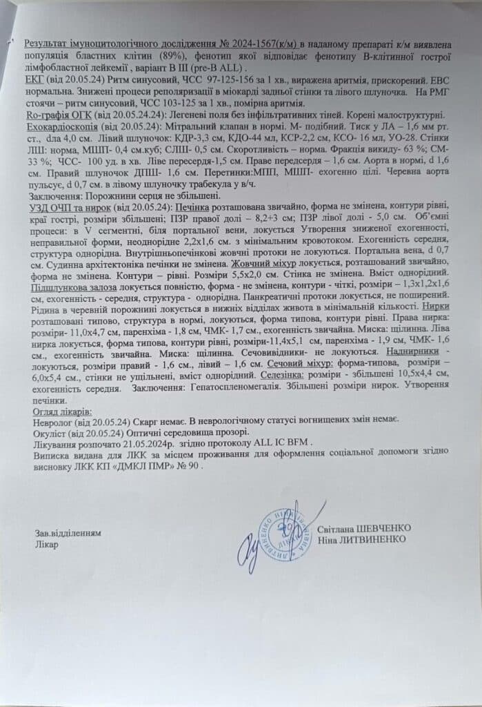 для дівчинки збирають гроші