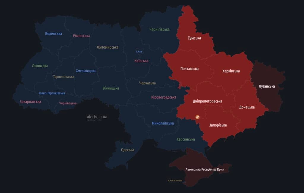 Загроза застосування балістичного озброєння