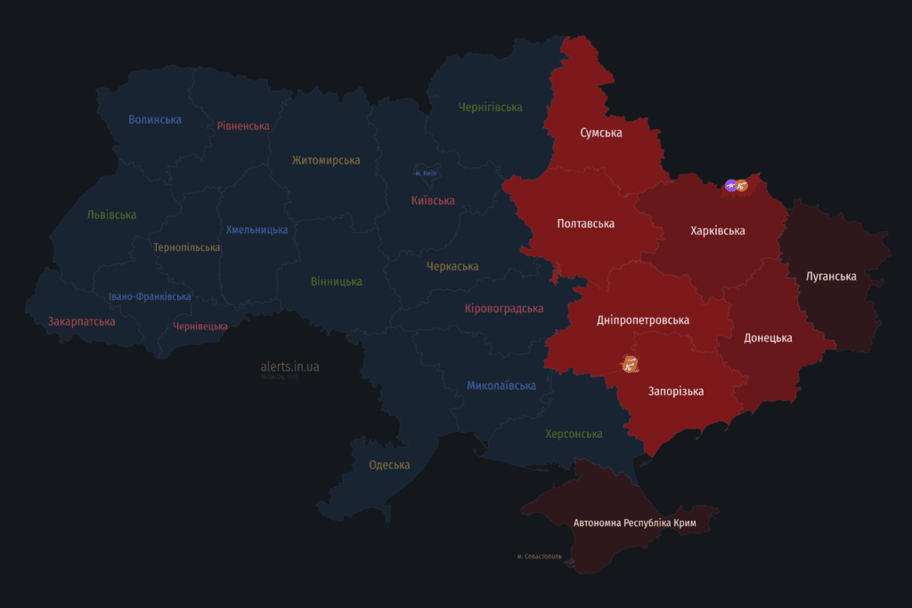 Мапа тривог