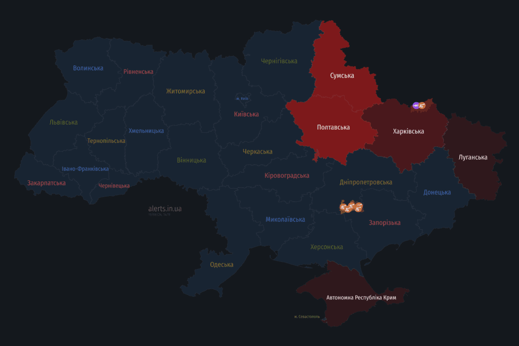 Мапа тривог