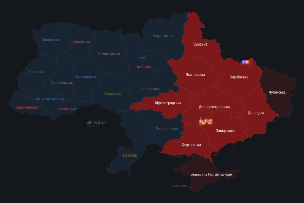 Мапа тривог