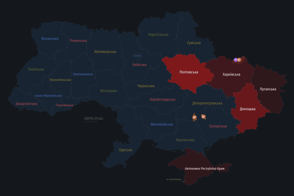 Мапа тривог