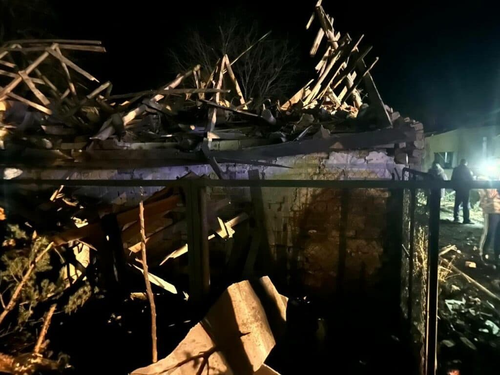 Фото наслідків обстрілу у листопаді 2023 року оприлюднила Полтавська ОВА