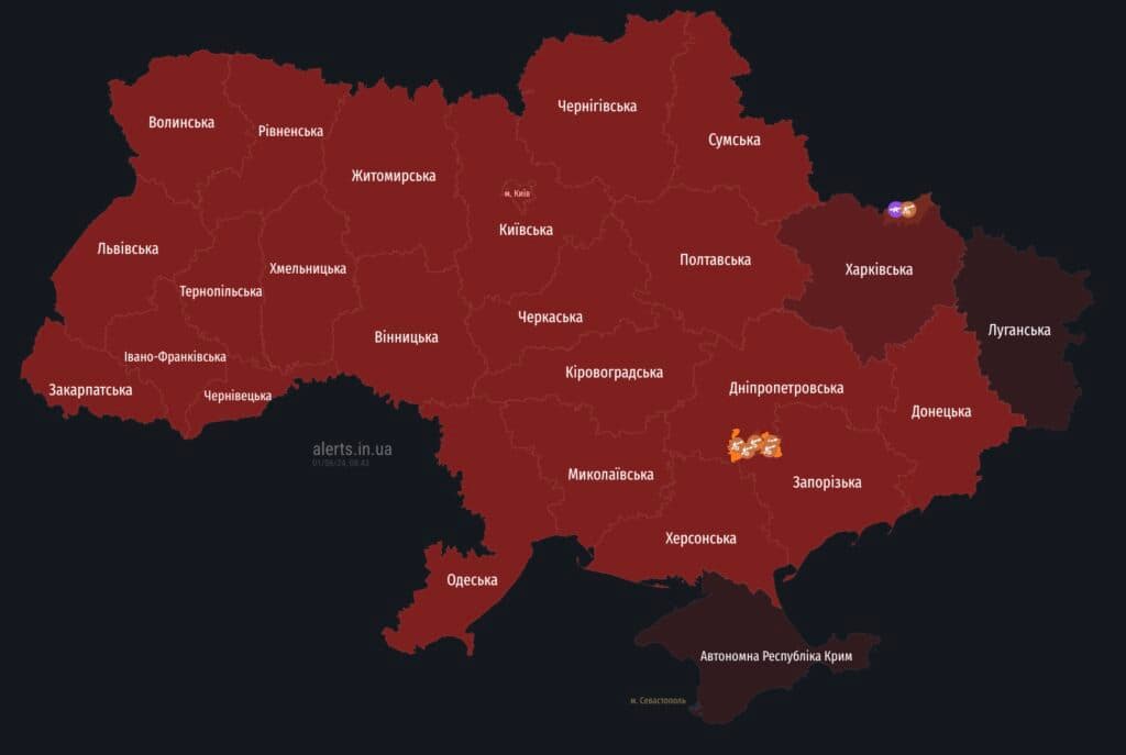 Сирени на Полтавщині. Про повітряні загрози 1 червня