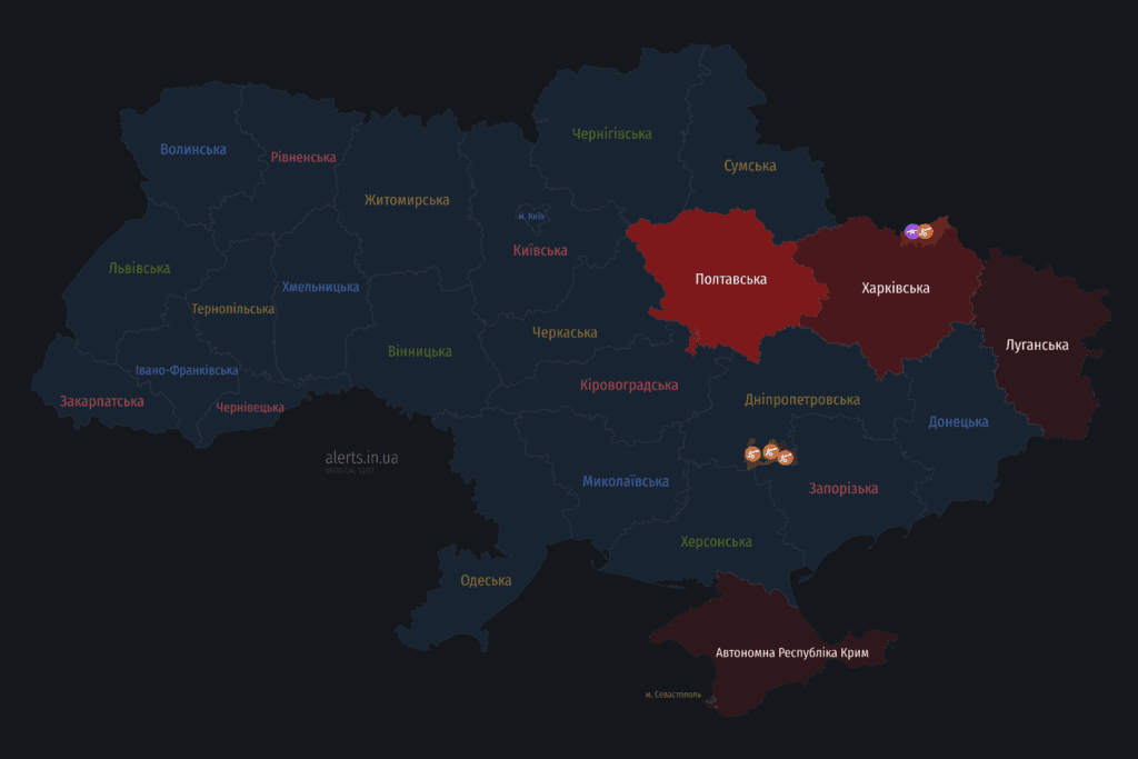 Мапа тривог
