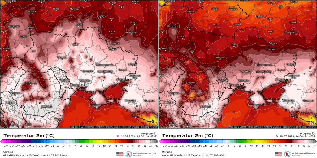 Спека в Україні