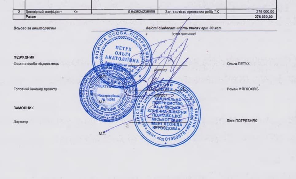 Роман Мяглохліб головний інженер у Ольги Петух. Проєктанти