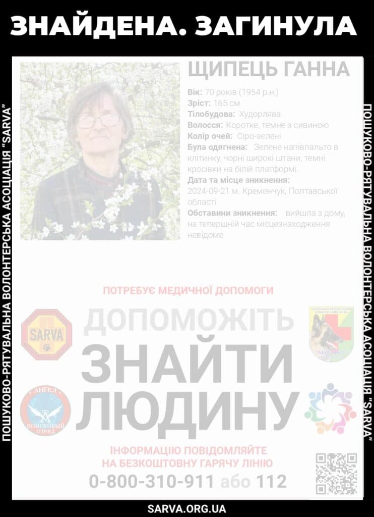 Колаж Пошуково-рятувальної волонтерської асоціації.