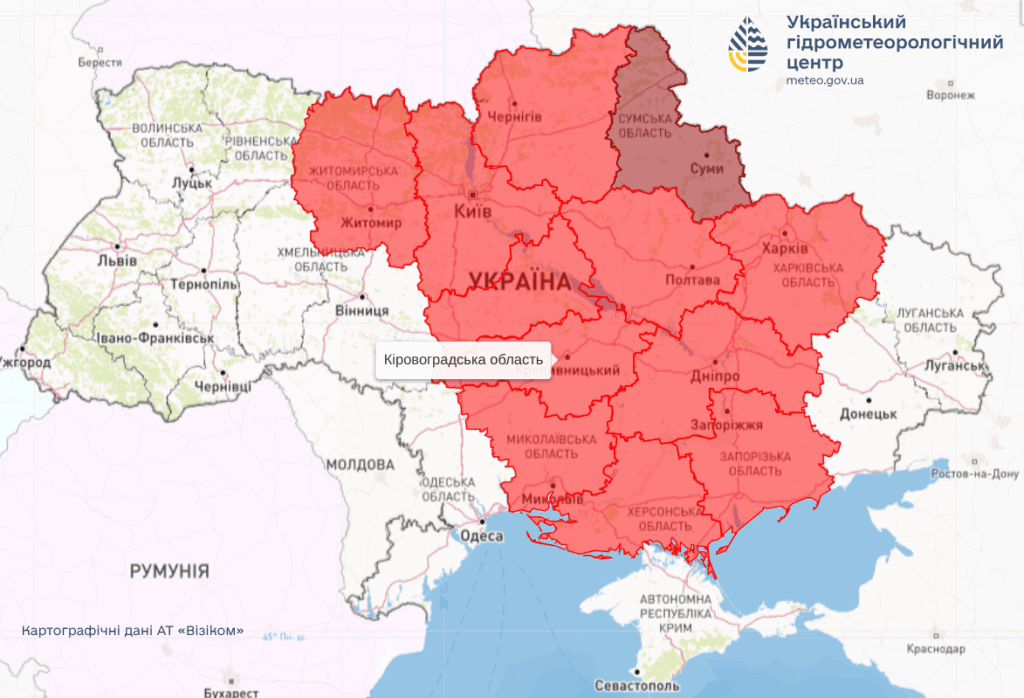 Високий рівень пожежної небезпеки на Полтавщині