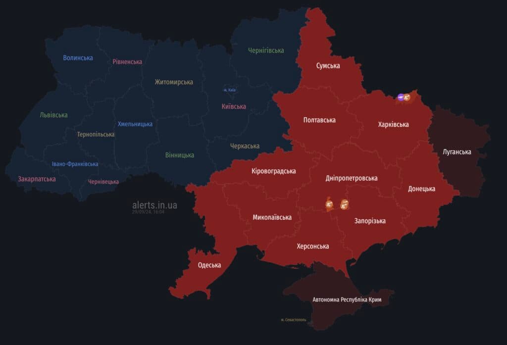 причини тривог на Полтавщині