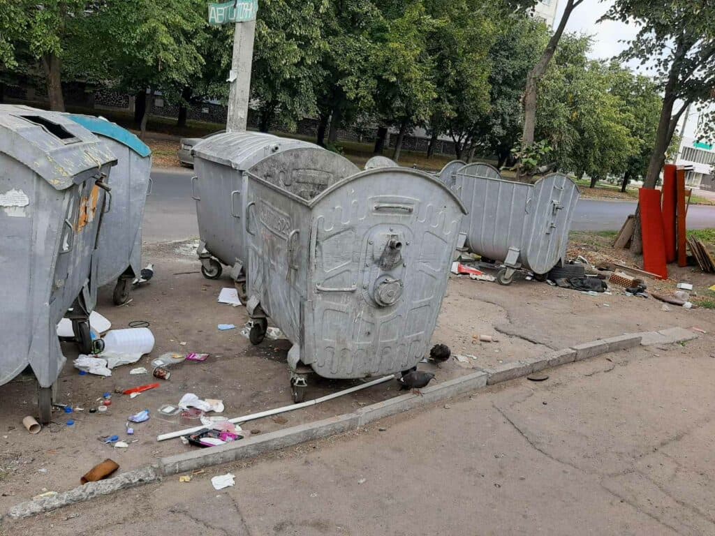 Смітник на вул. Шевченка