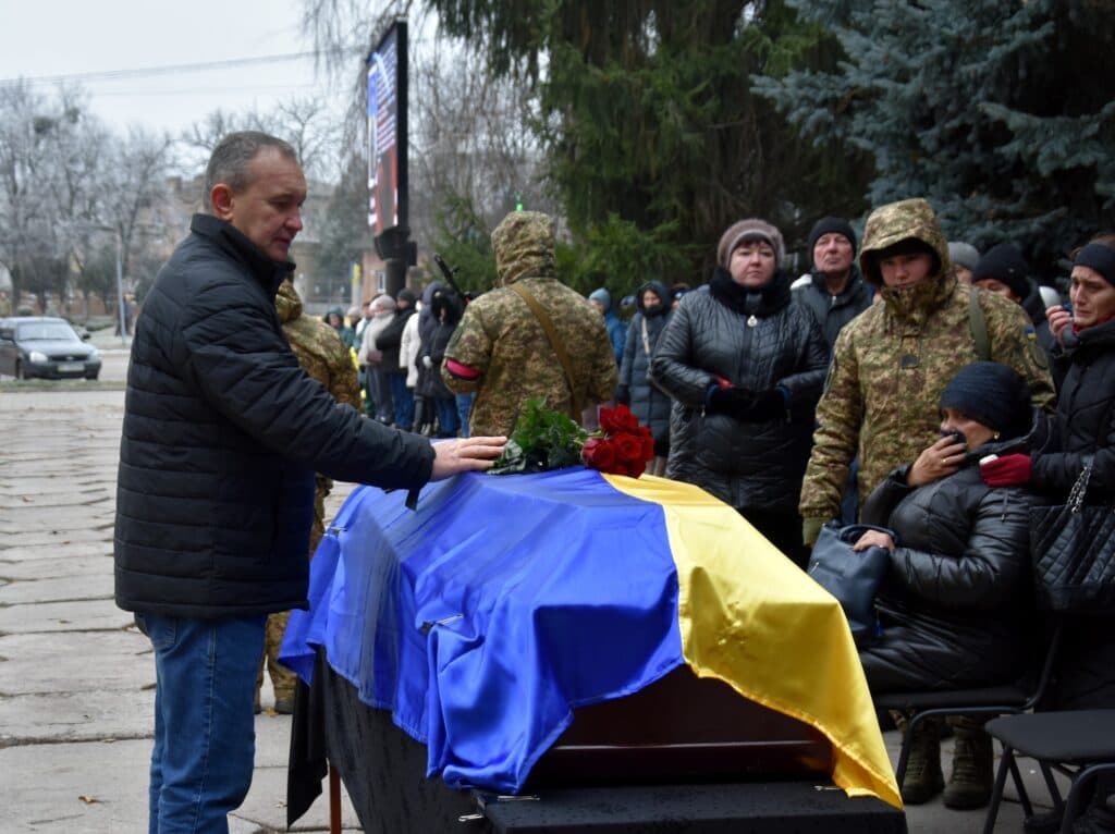 Прощання з воїном в Пирятині