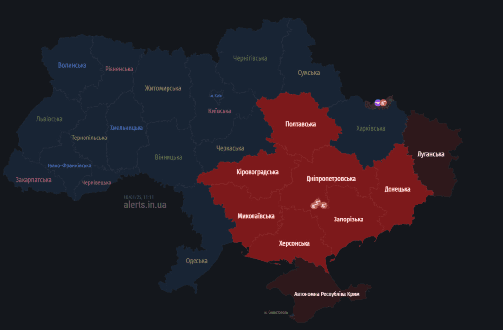 Тривога через активність ворожої авіації