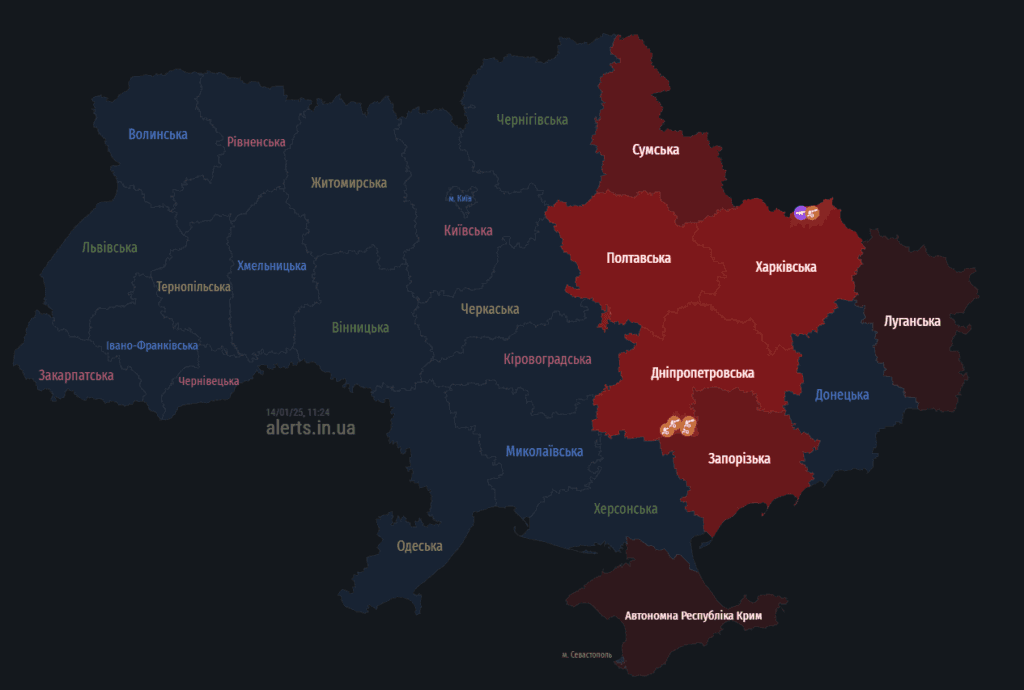 Причини тривог на Полтавщині