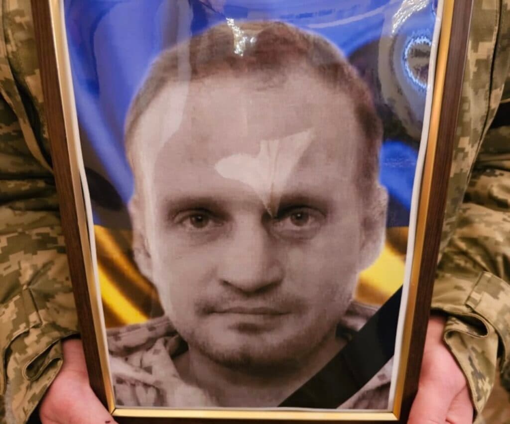 Солдат Володимир Клюшник. Фото Полтавської міської ради