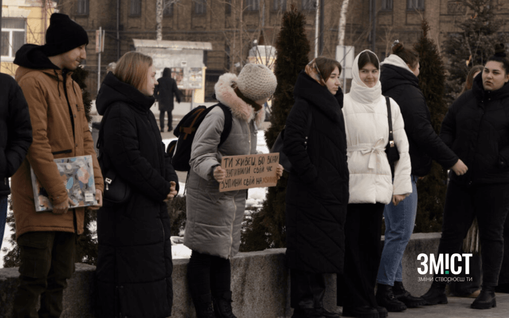 Студенти згадують полеглих на війні воїнів