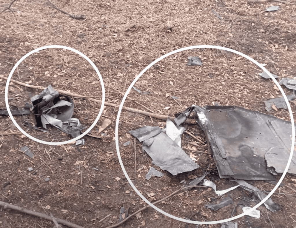Знищені дрони на Полтавщині