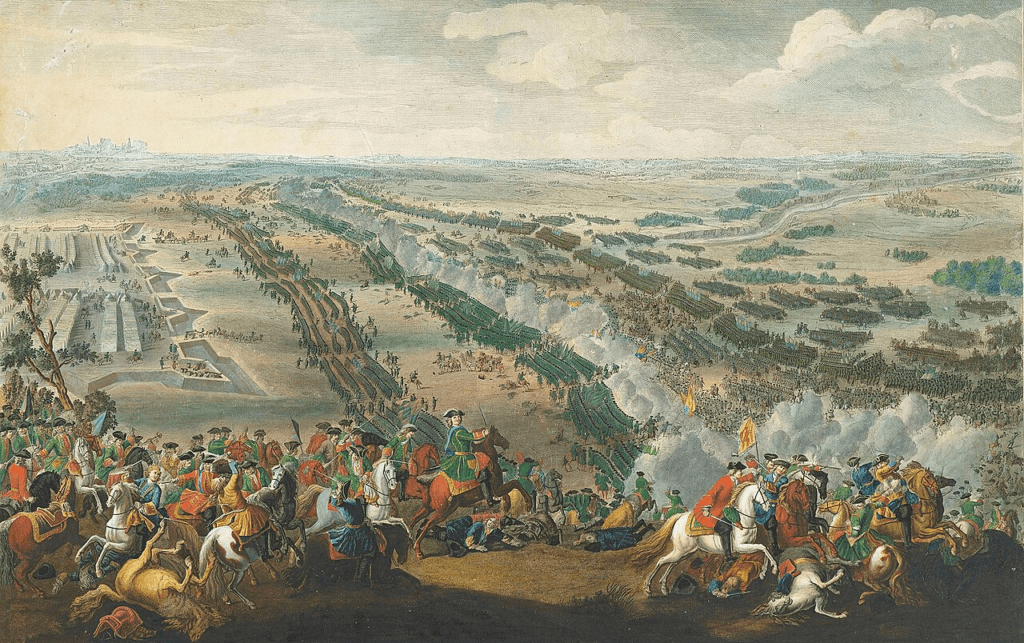 П'єр-Дені Мартен «Полтавська битва», 1726 рік.