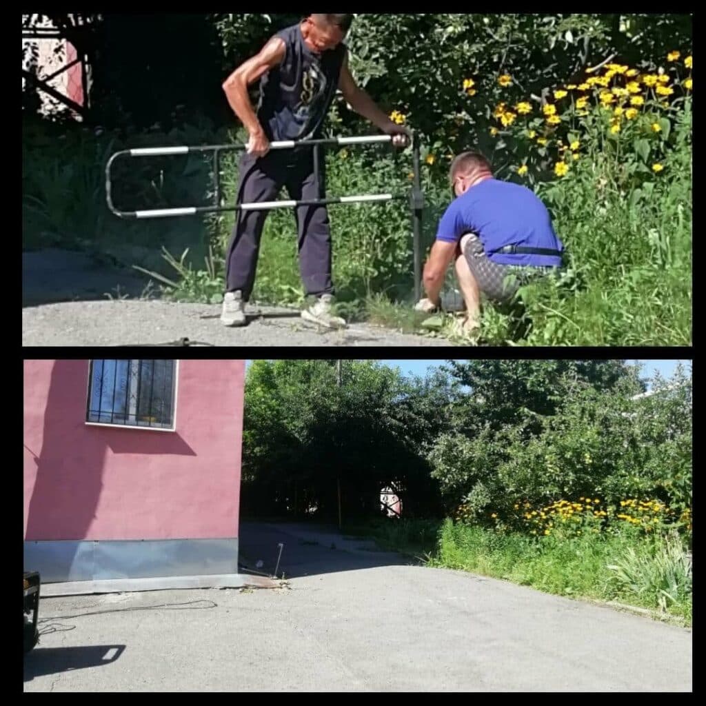 Бетонні блоки у дворах Полтави стають причинами скандалів