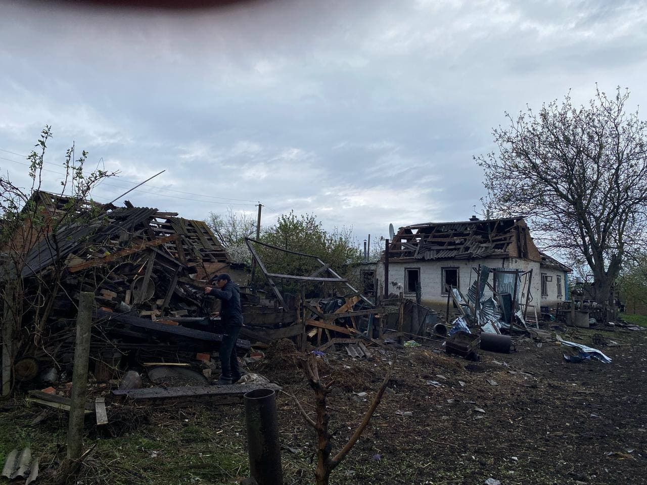 Наслідки атаки російських дронів на Полтавщині