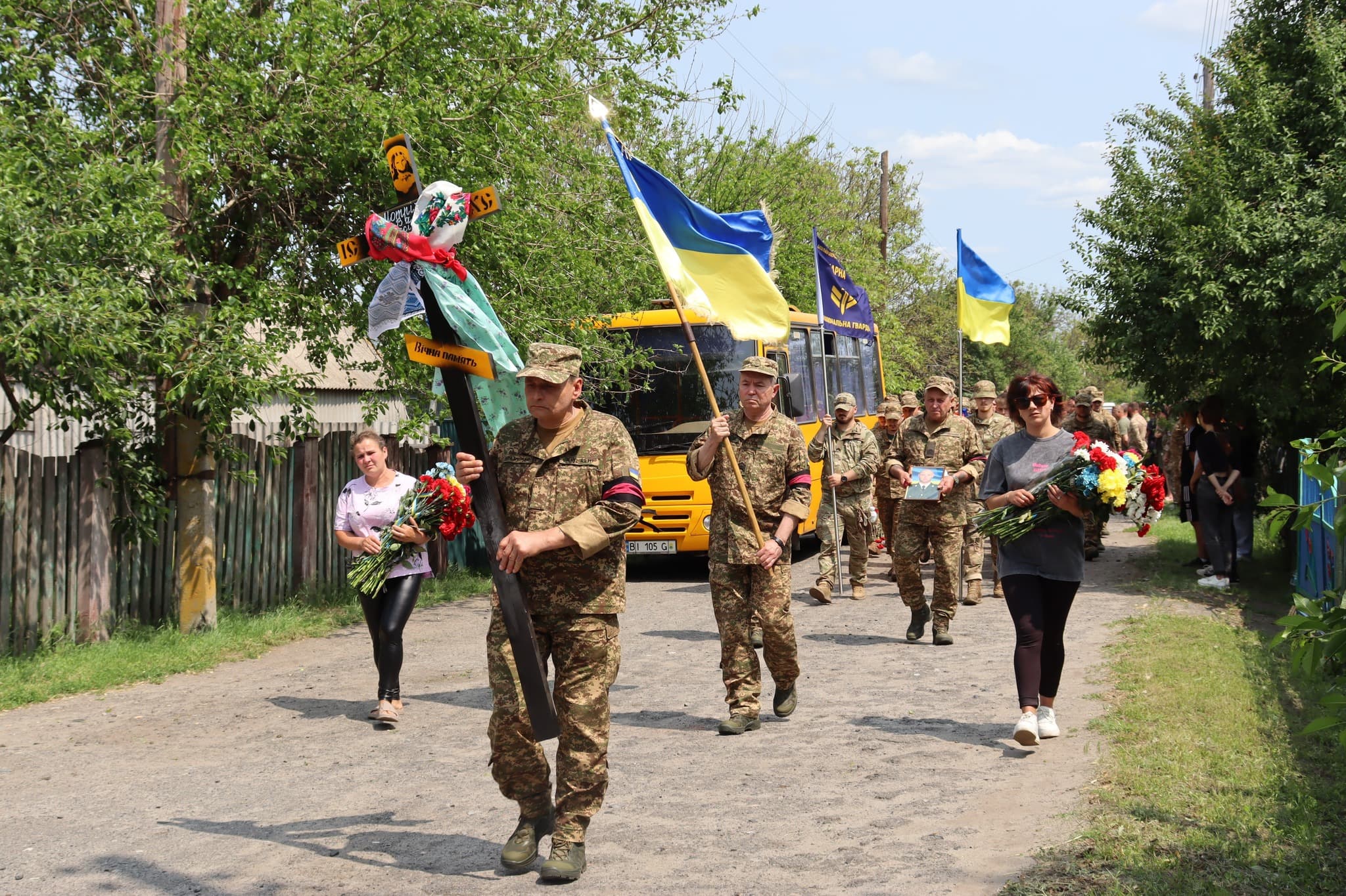 Громада прощається з воїном