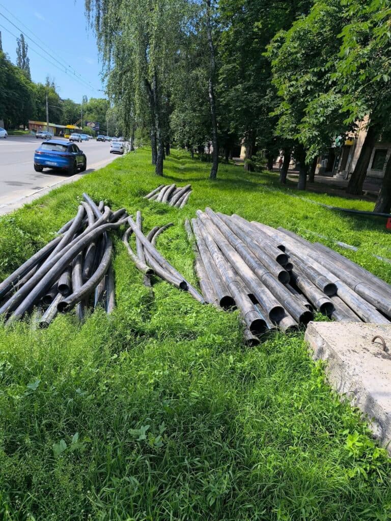 «Полтававодоканал» розпочав підготовчі роботи з ремонту колектора на вул. Європейській
