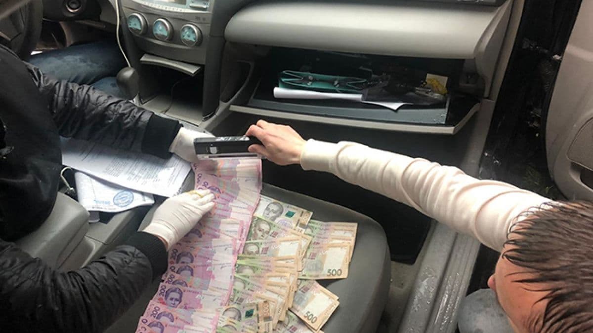 Затримання на хабарі. Ілюстративне фото