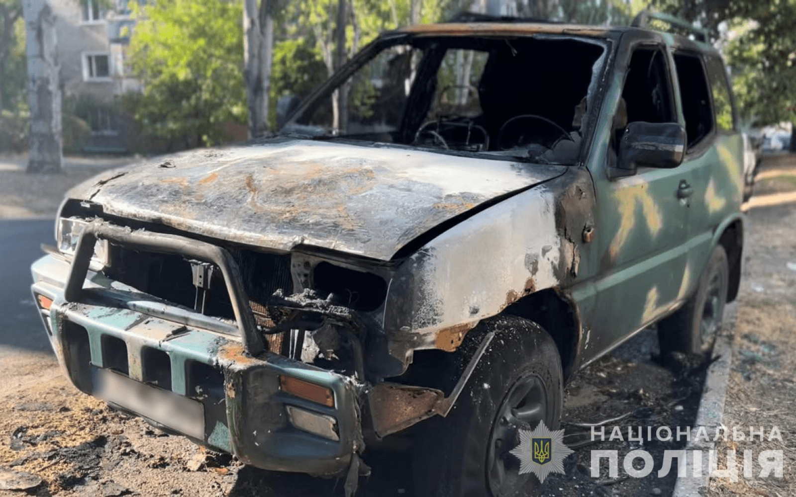 Ілюстративне Ілюстративне фото підпаленого автофото підпаленого авто.