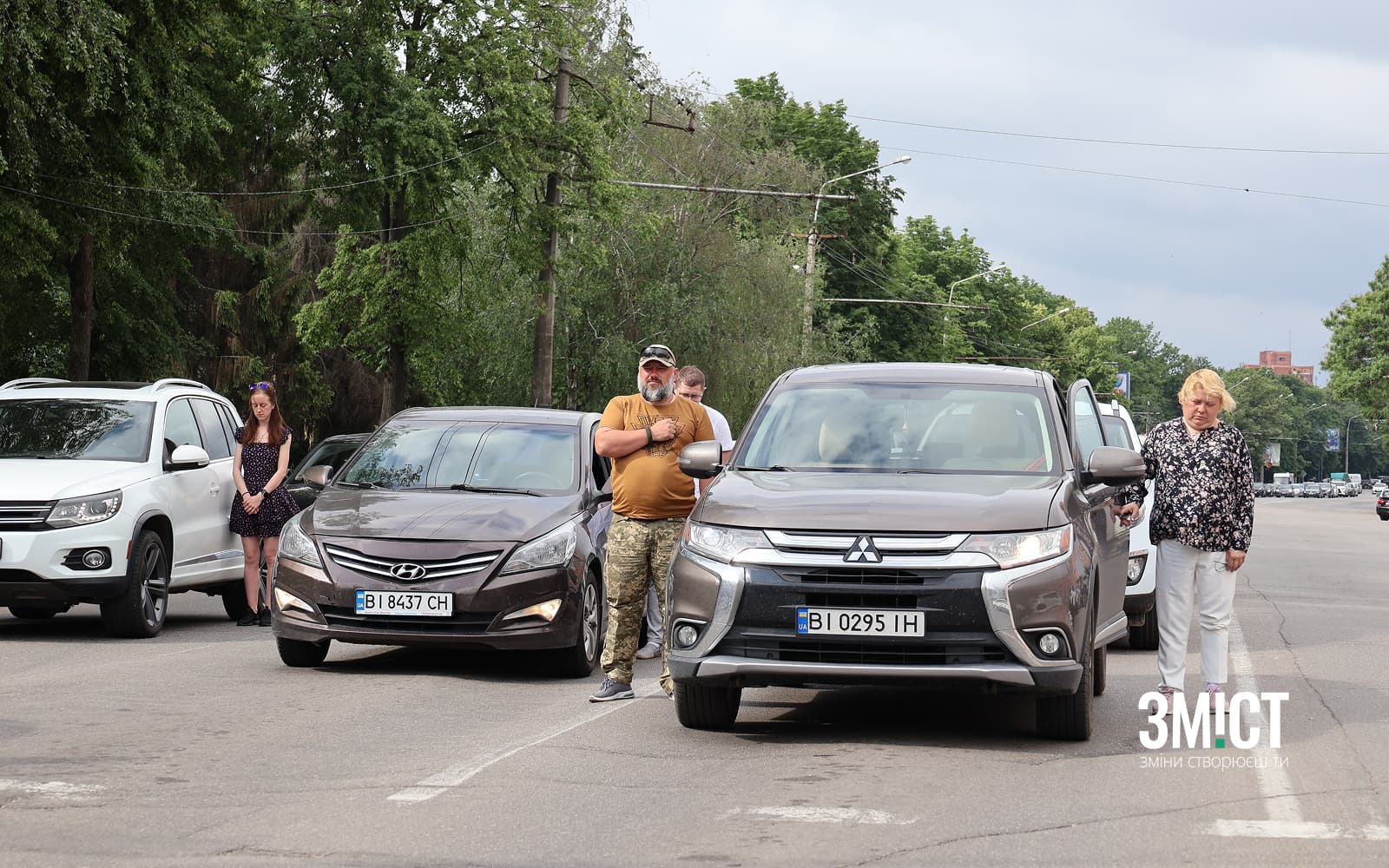 Хвилина мовчання в Полтаві