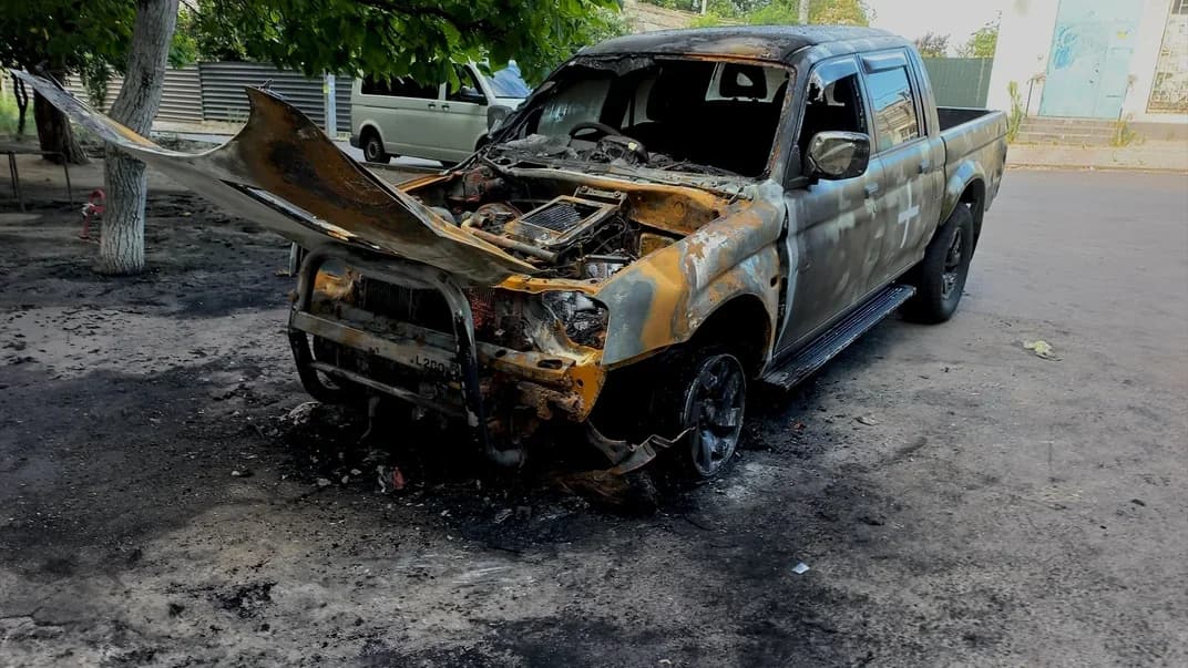 Ілюстративне фото. Підпал військових авто