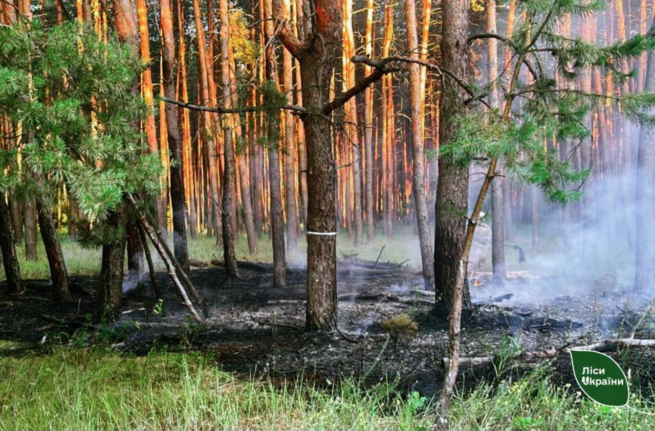 Пожежа, спричинена дроновою атакою росіян.