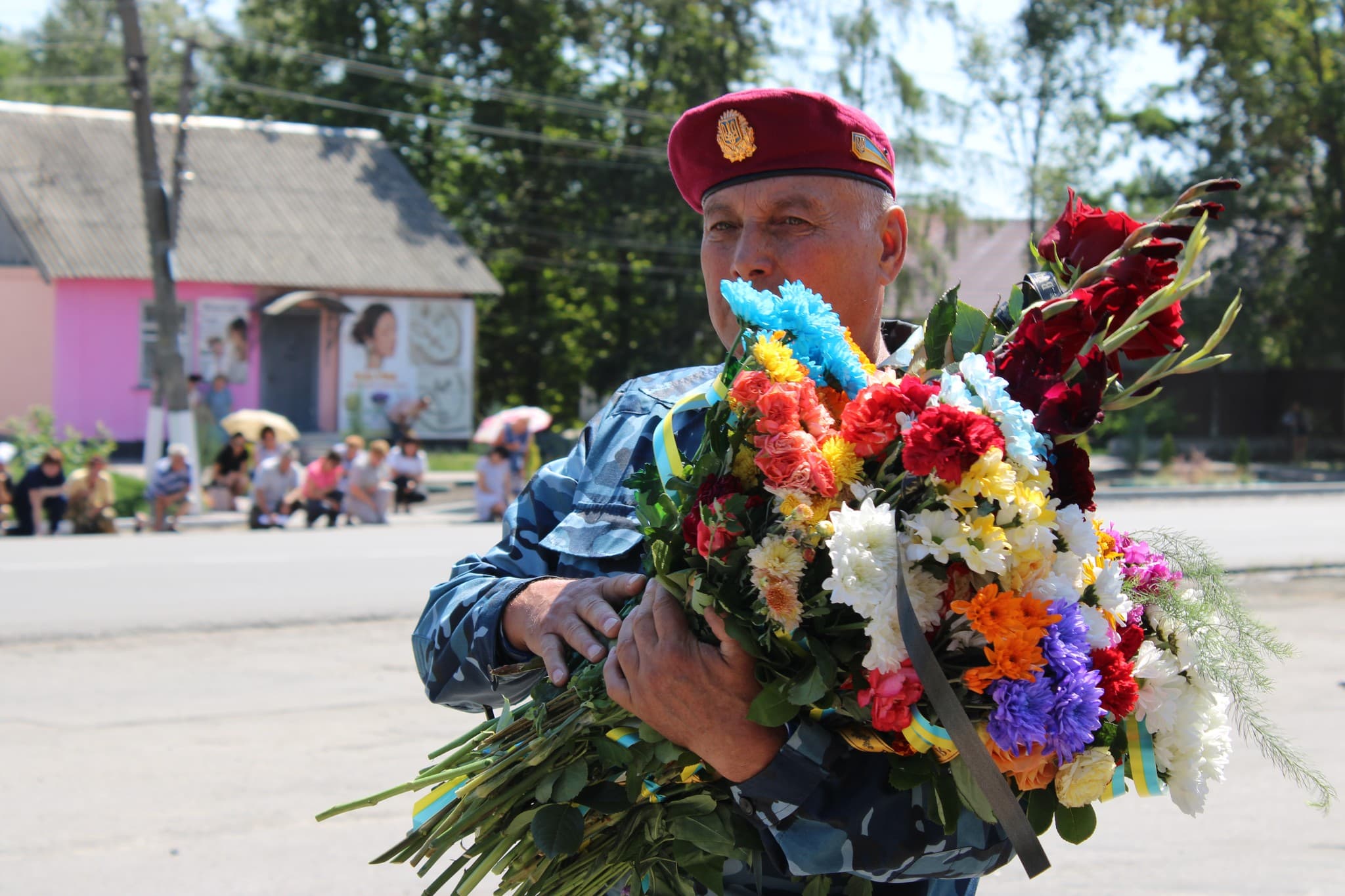 Почесна варта під час прощання