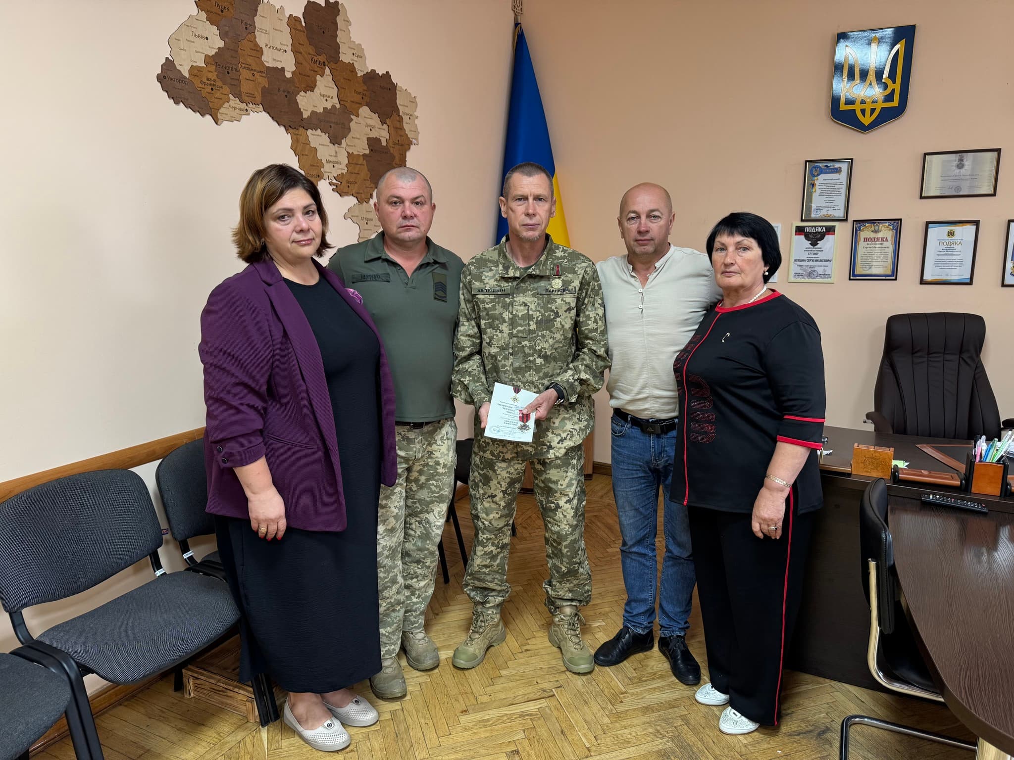 Воїна відзначили нагородою