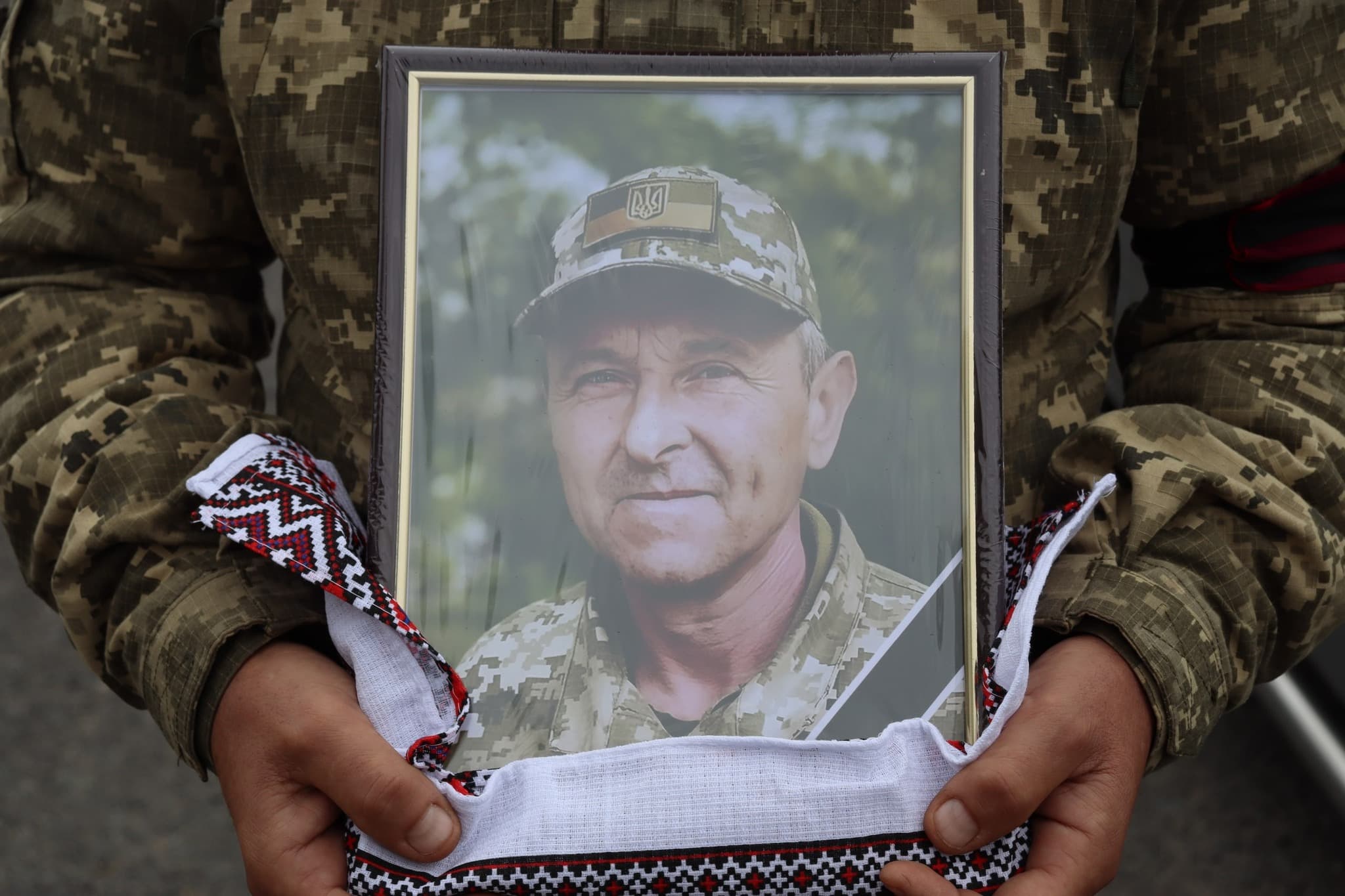 Прощання з полеглим воїнам