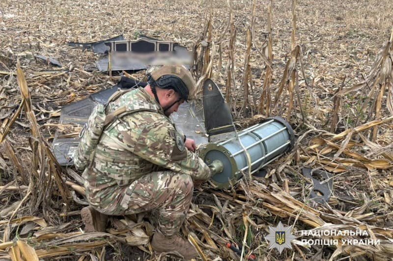 Збитий російський дрон знайшли на Полтавщині