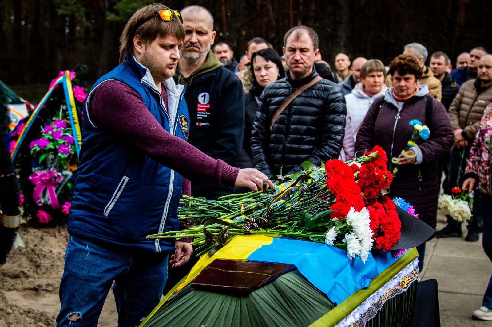 Прощання з воїном на Полтавщині