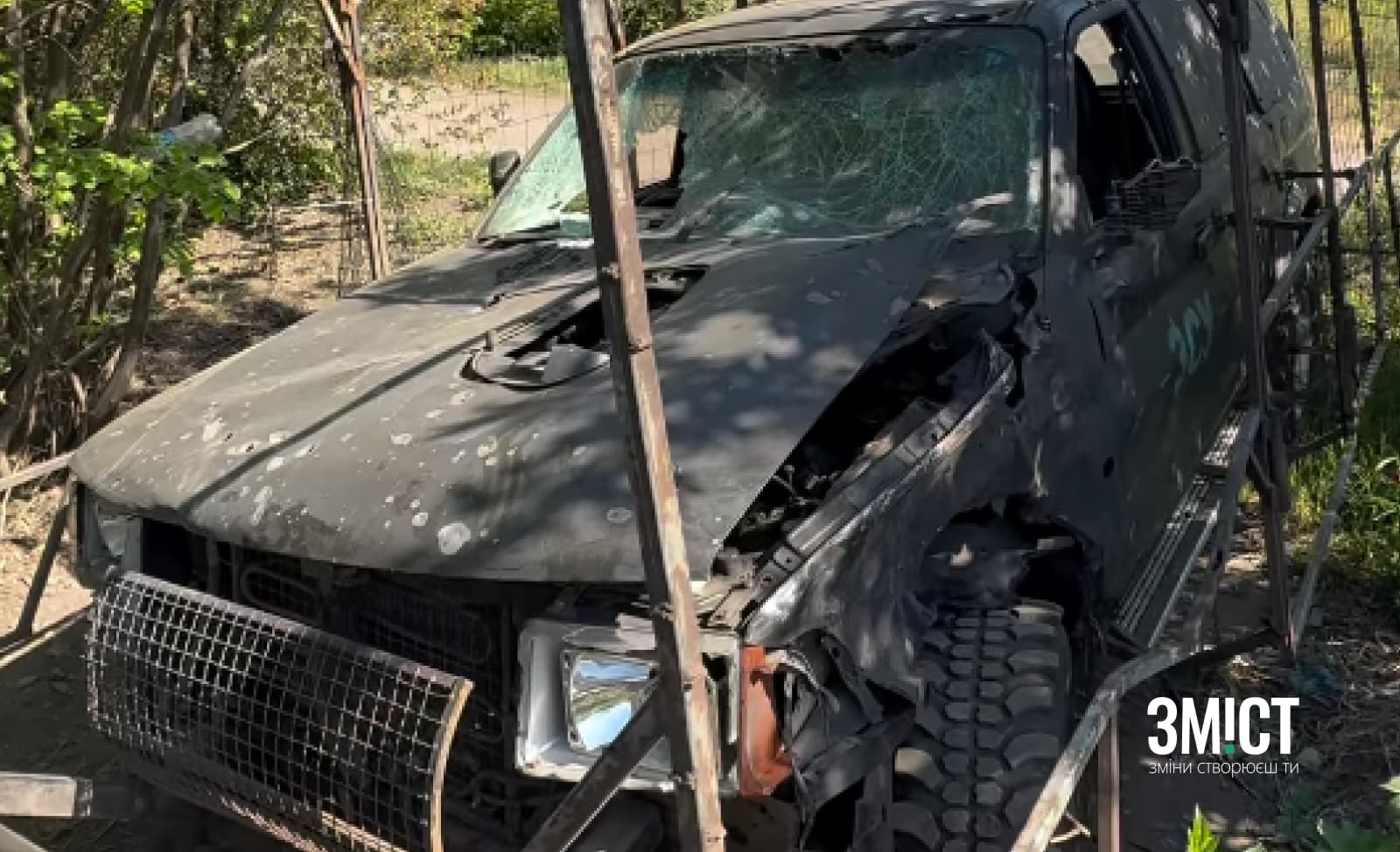 Одна з понівечених авітівок підрозділу