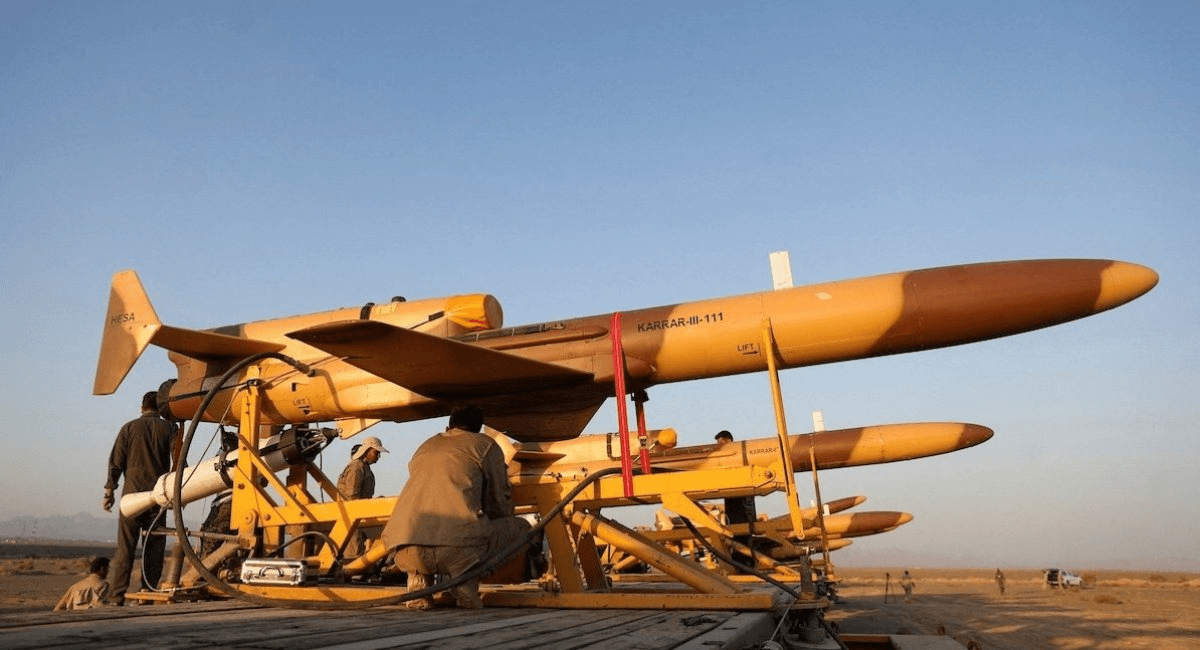 Іранський дрон-винищувач Karrar, з якого РФ скопіювала свою «Герань-5»