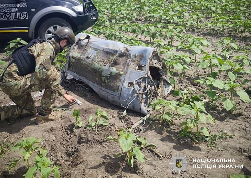 Нерозірвану бойову частину ракети Х-101 знайшли на Полтавщині