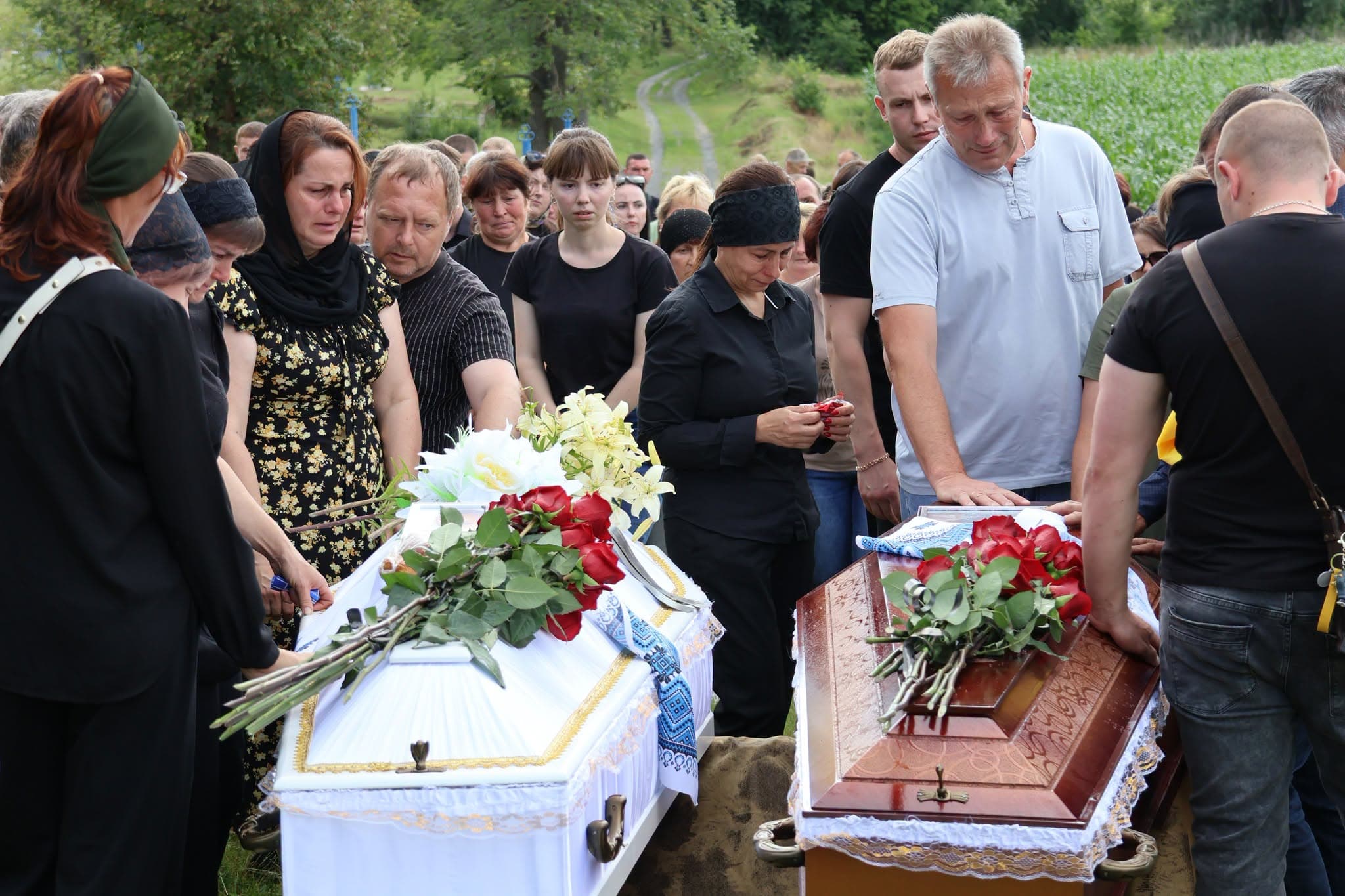 Прощання з загиблими на Полтавщині