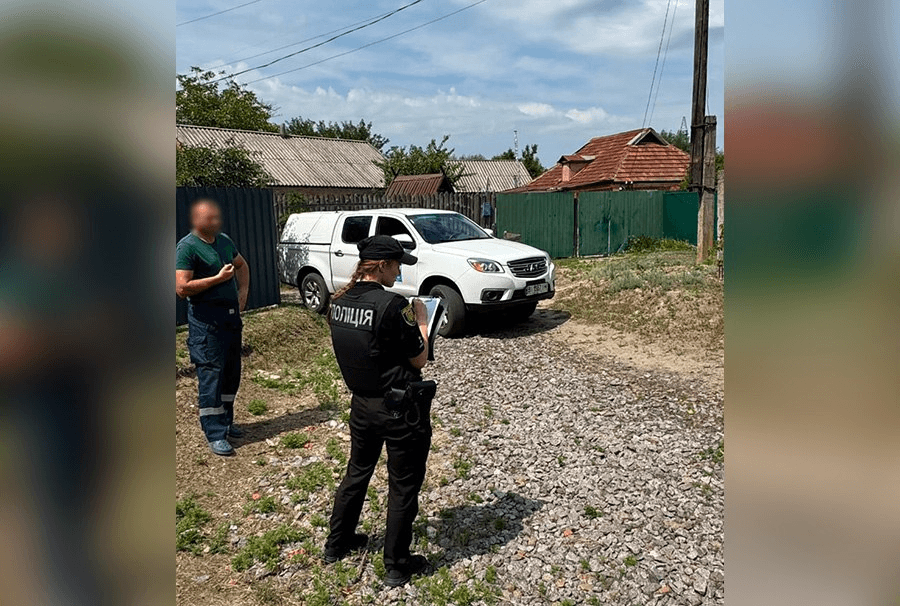 Поліція документує наслідки воєнного злочину