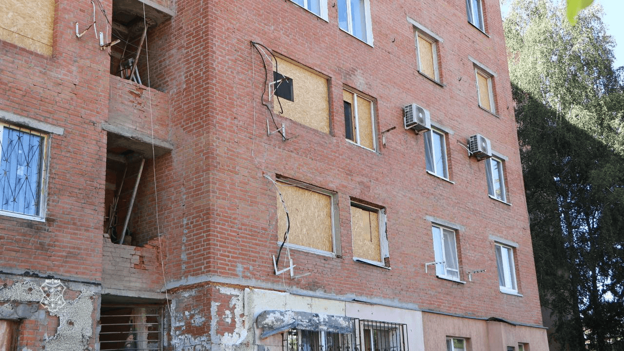 Будинок, який постраждав від обстрілу 24 березня