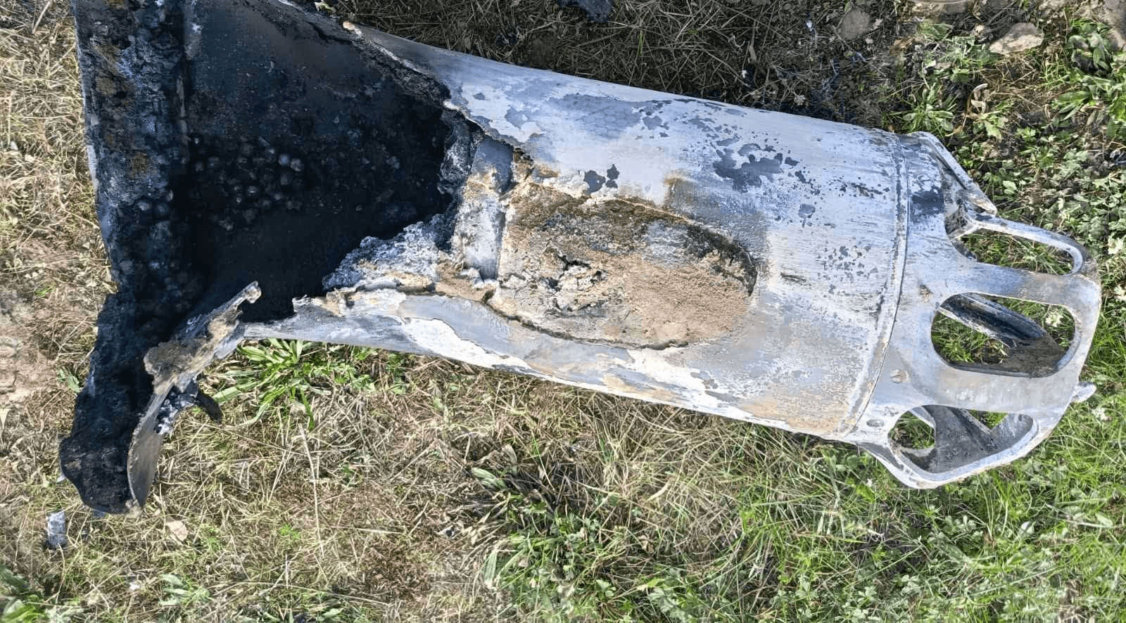 Дрон зі шрапнеллю, яким завдали росіяни удару по Полтавщині